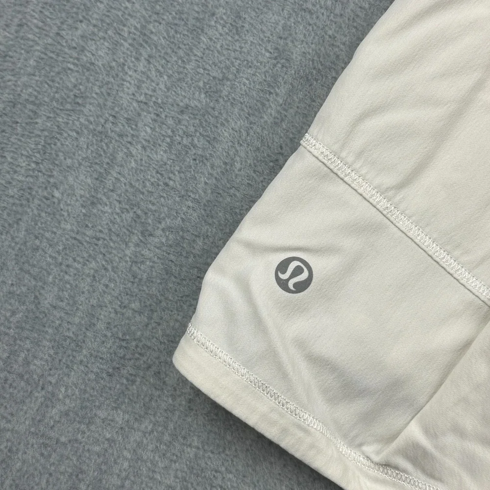 Lululemon Skirt Skort Womens 10 Ivory Athletic Pace Rival 4-Way Stretch Tennis